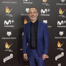 Javier Gutiérrez posa en la alfombra roja de los Premios Feroz 2018