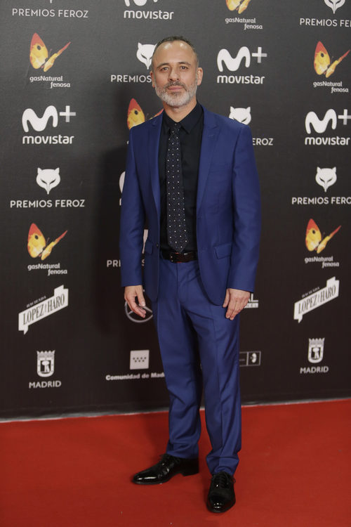 Javier Gutiérrez posa en la alfombra roja de los Premios Feroz 2018