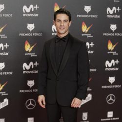 Alejo Sauras posa en la alfombra roja de los Premios Feroz 2018