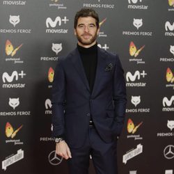 Alfonso Bassave posa en la alfombra roja de los Premios Feroz 2018