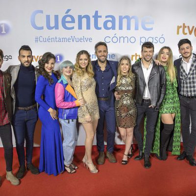 Los exconcursantes de 'OT 2017' en el preestreno de la temporada 19 de 'Cuéntame cómo pasó'