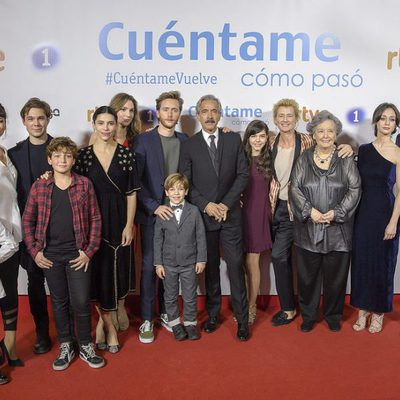 Los actores de la serie en el preestreno de la temporada 19 de 'Cuéntame cómo pasó'