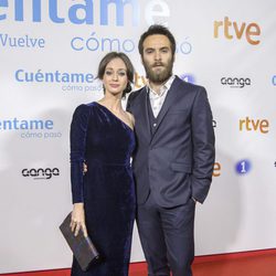 Elena Rivera y Ricardo Gómez en el preestreno de la temporada 19 de 'Cuéntame cómo pasó'