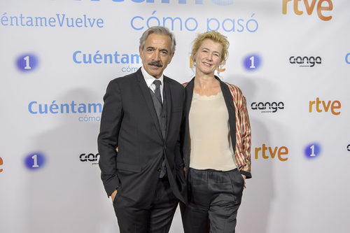 Imanol Arias y Ana Duato en el preestreno de la temporada 19 de 'Cuéntame cómo pasó'