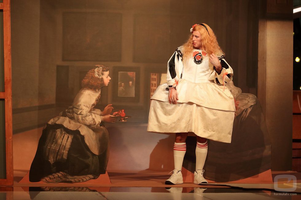 David Amor se convierte en una de Las Meninas de Velázquez en la gala 15 de 'Tu cara me suena'