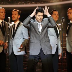 Miquel Fernández es Elvis Presley en la gala 15 de 'Tu cara me suena'