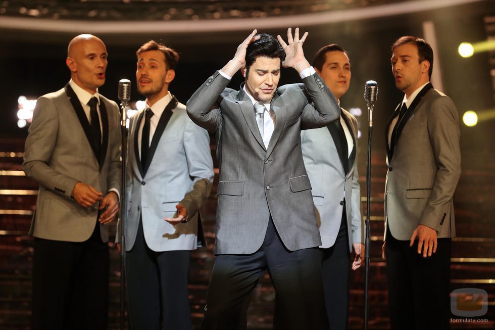 Miquel Fernández es Elvis Presley en la gala 15 de 'Tu cara me suena'