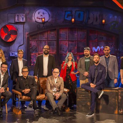 El equipo de 'Late Motiv', 'LocoMundo' y 'La Resistencia', juntos, en el segundo aniversario de #0