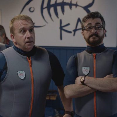 Peio, Antxón y Koldo en la cuarta temporada de 'Allí abajo'