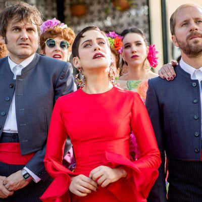 María León, Salva Reina y Alberto López en la cuarta temporada de 'Allí abajo'