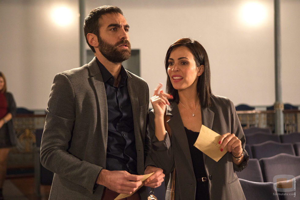 Jon Plazaola y Nerea Garmendia en la cuarta temporada de 'Allí Abajo'