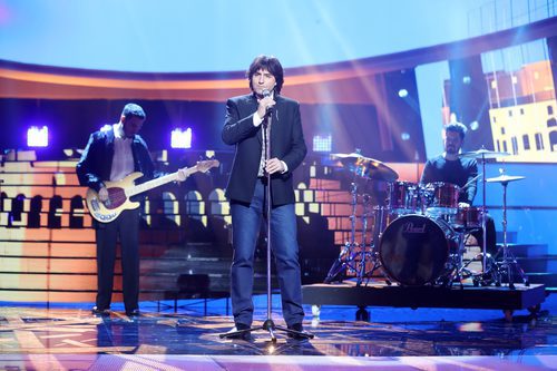 Raúl Pérez es Sergio Dalma en la gala de Eurovisión de 'Tu cara me suena'