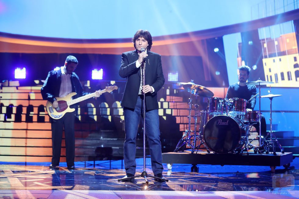 Raúl Pérez es Sergio Dalma en la gala de Eurovisión de 'Tu cara me suena'