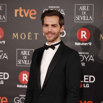 Marc Clotet posa en la alfombra roja de los Premios Goya 2018