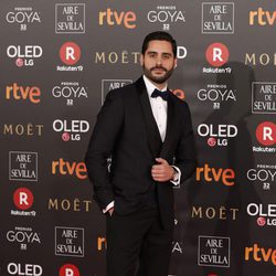 Miguel Diosdado posa en la alfombra roja de los Premios Goya 2018