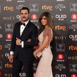 Antonio Velázquez posa en la alfombra roja de los Premios Goya 2018
