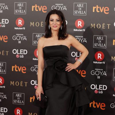Ana Álvarez posa en la alfombra roja de los Premios Goya 2018