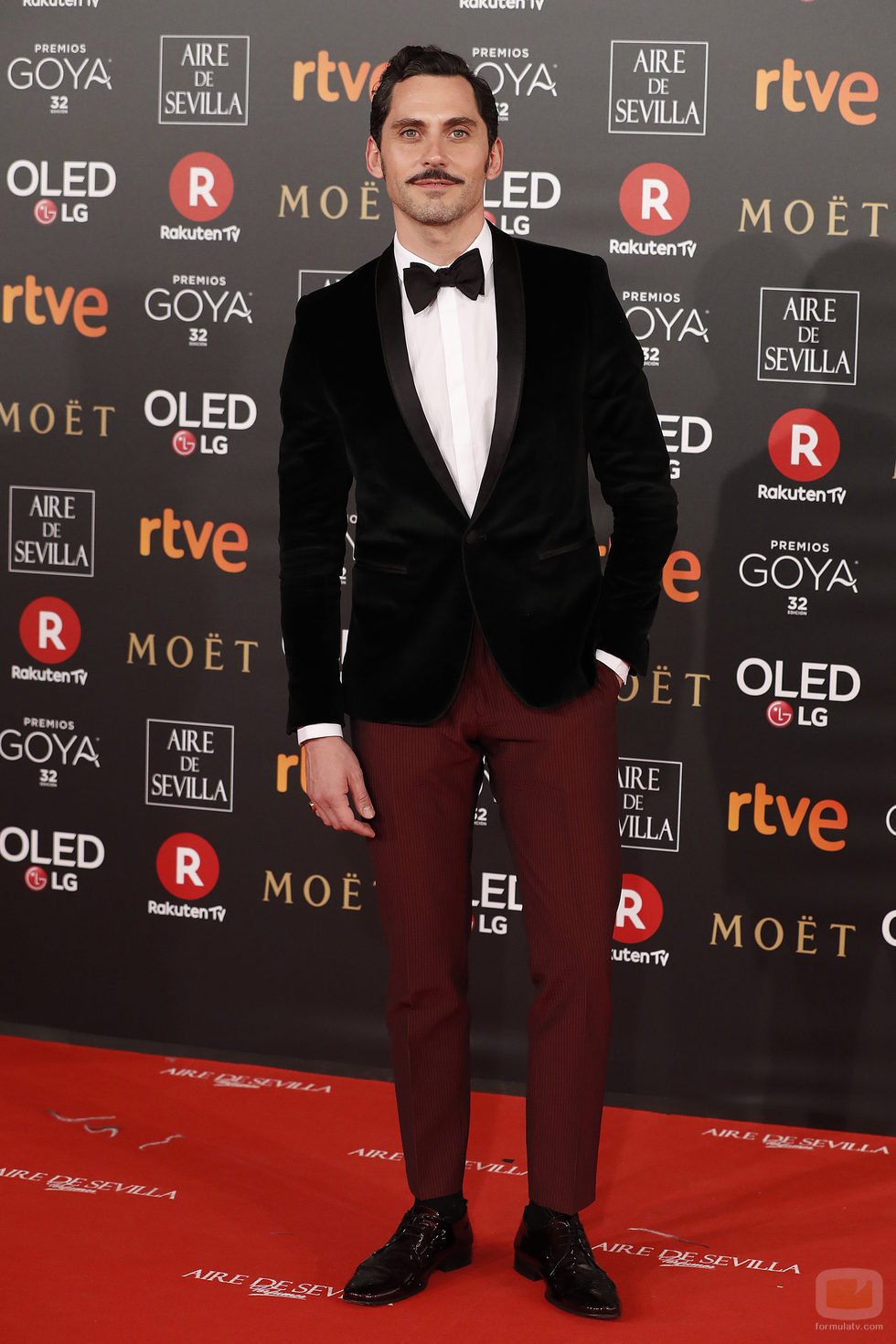 Paco León en la alfombra roja de los Goya 2018