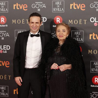 Julita y Gustavo Salmerón en los Premios Goya 2018