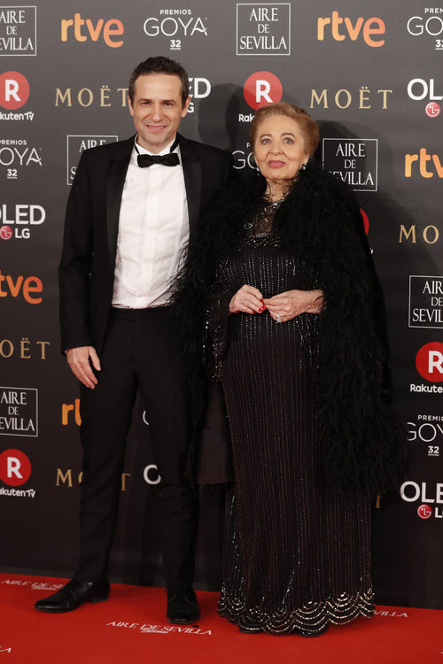 Julita y Gustavo Salmerón en los Premios Goya 2018