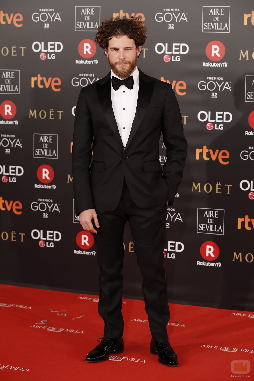 Álvaro Cervantes en los Premios Goya 2018