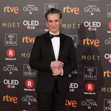 Ernesto Alterio en la alfombra roja en los Premios Goya 2018