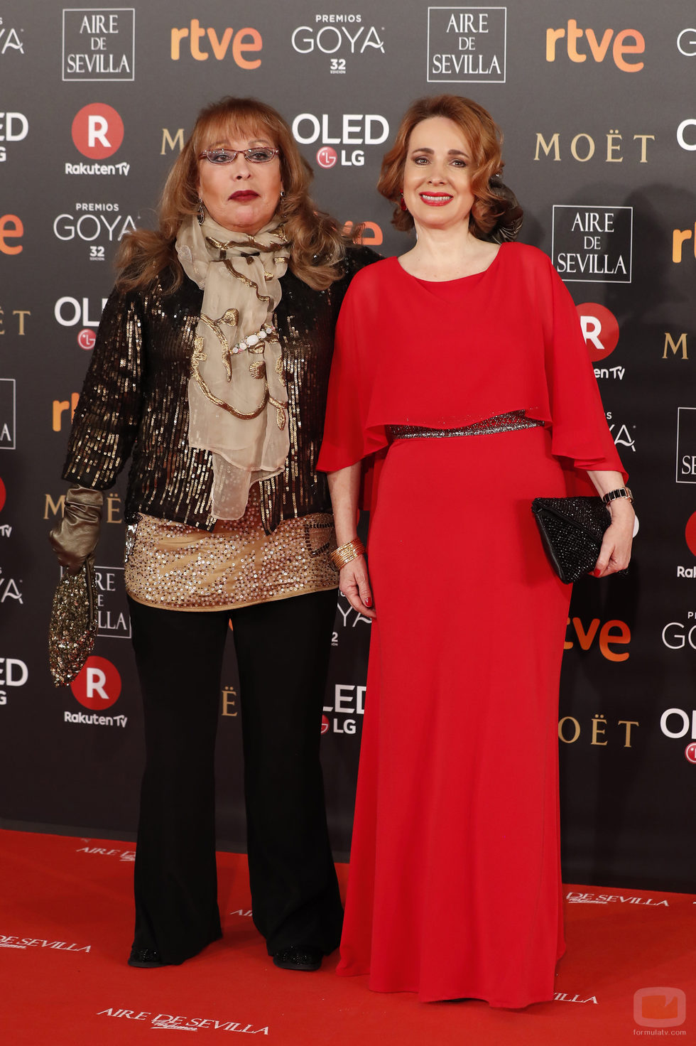 Massiel posa en la alfombra roja de los Premios Goya 2018