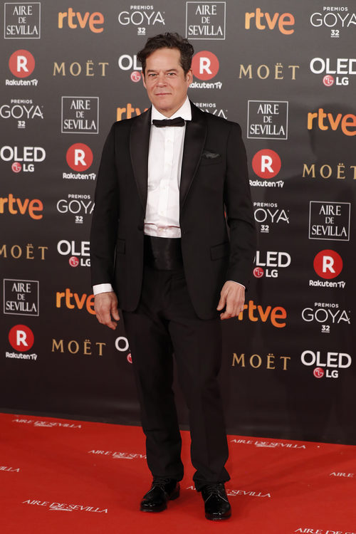 Jorge Sanz en la alfombra roja de los Premios Goya 2018