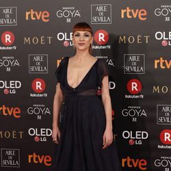Najwa Nimri posa en la alfombra roja de los Premios Goya 2018