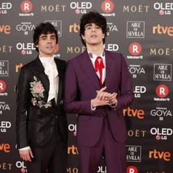 Javier Ambrossi y Javier Calvo, Los Javis, en los Goya 2018