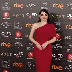Andrea Duro posa en la alfombra roja de los Premios Goya 2018