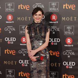 Emily Mortimer posa en la alfombra roja de los Premios Goya 2018