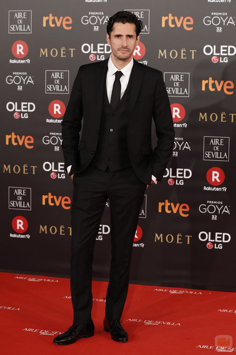 Juan Diego Botto posa en la alfombra roja de los Premios Goya 2018