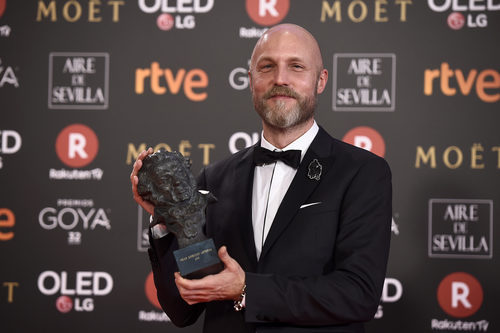 Mikel Serrano, de "Handia" con su Goya 2018 a Mejor dirección artística