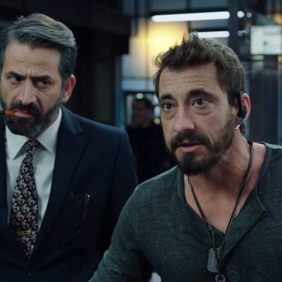 Ismael Martínez y Antonio Garrido en 'Cuerpo de élite'