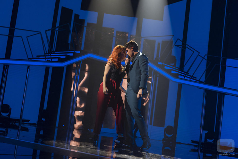 Alfred actuó junto a Vicky Gómez en la final de 'OT 2017'