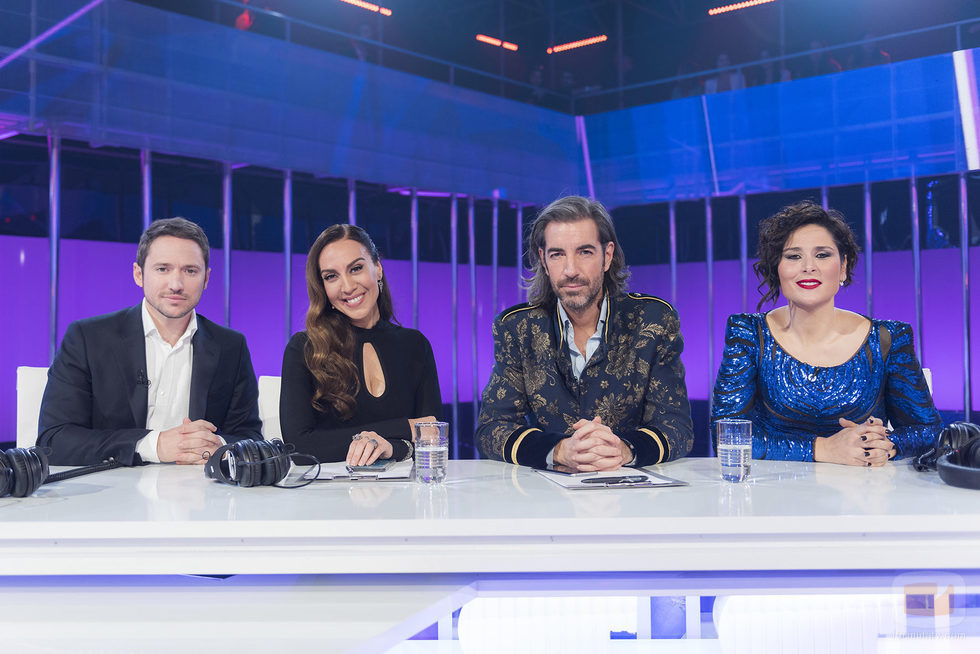 El jurado posa en la Gala Final de 'OT 2017'