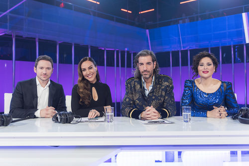 El jurado posa en la Gala Final de 'OT 2017'