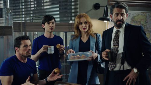 Octavi Pujades, Álvaro Fontalba, Cristina Castaño y Antonio Garrido en 'Cuerpo de élite'