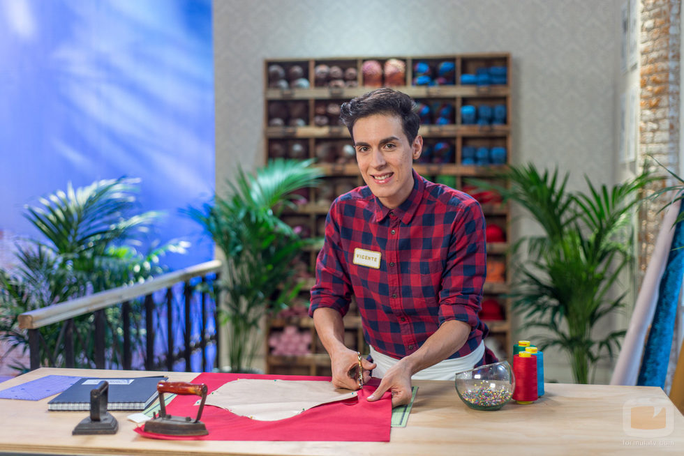 Vicente, concursante de 'Maestros de la costura'