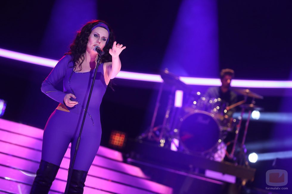 Diana Navarro imita a Mónica Naranjo en la gala 17 de 'Tu cara me suena'