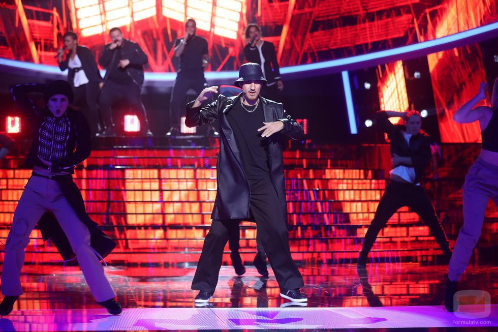 Fran Dieli canta como Justin Timberlake en la gala 17 de 'Tu cara me suena'