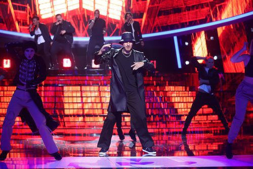 Fran Dieli canta como Justin Timberlake en la gala 17 de 'Tu cara me suena'