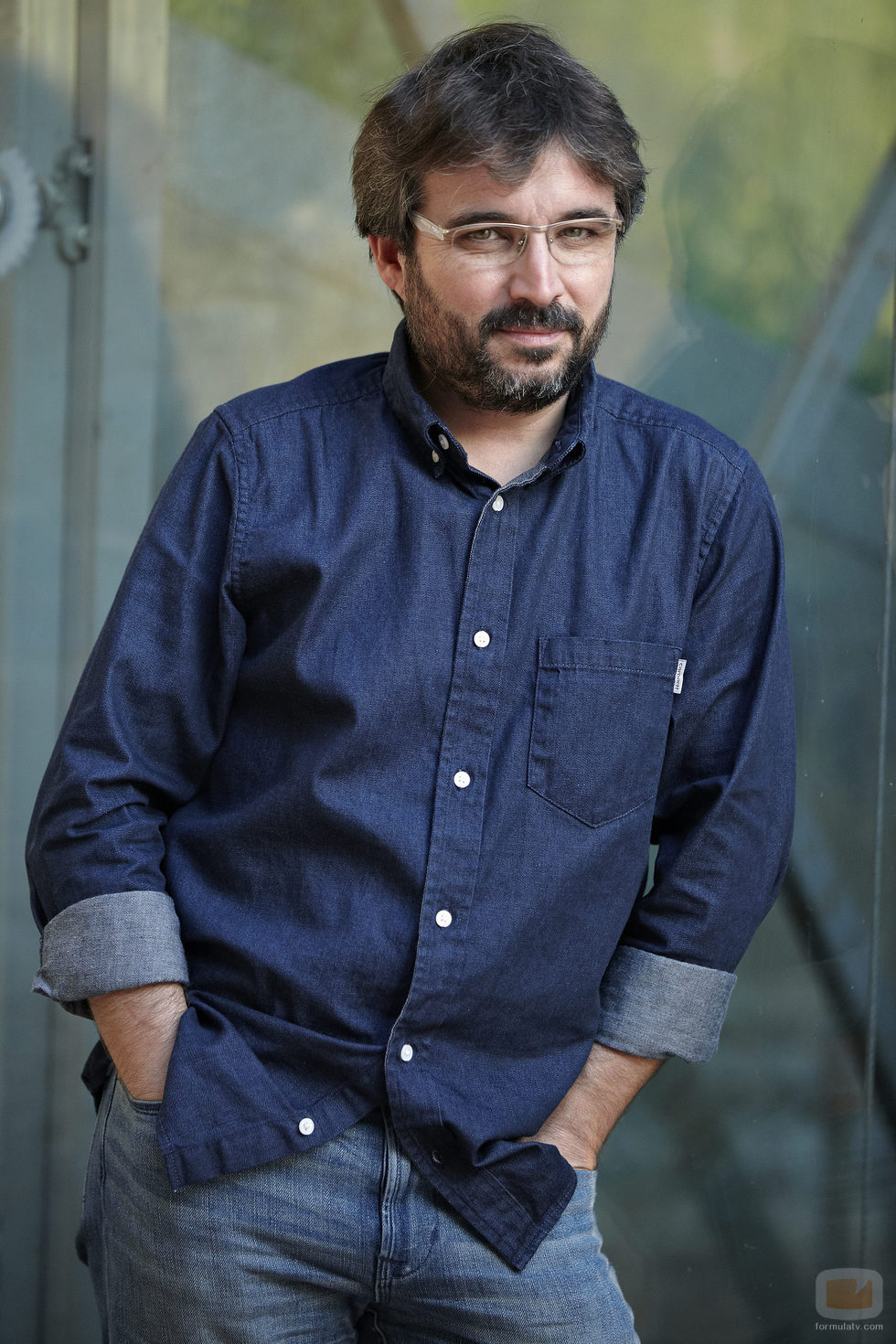 Jordi Évole posa en la promoción de 'Salvados'