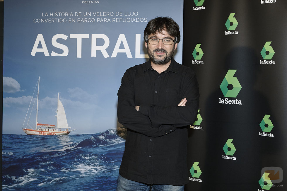 Jordi Évole en la presentación de "Astral"