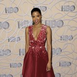 Renée Elise Goldsberry en la fiesta de HBO de los Globos de Oro 2018
