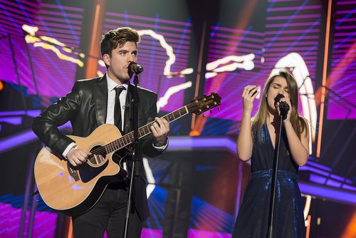 Roi y Amaia cantan "Shape of you" en la Gala Fiesta de 'OT 2017'