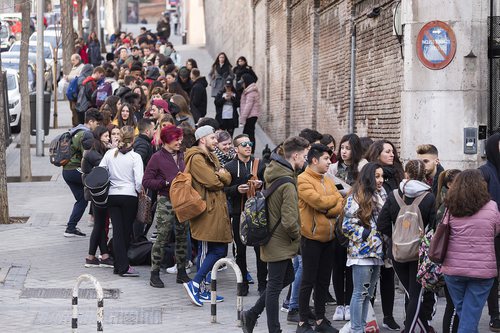 Multitudinario casting de 'Fama a bailar 6' en Madrid