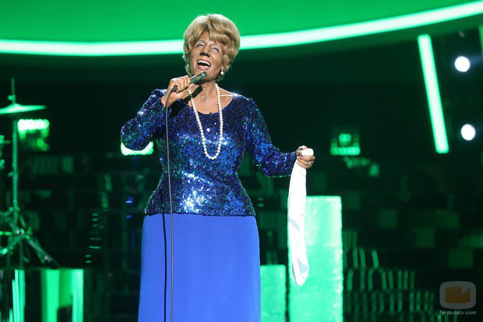 Diana Navarro es Ella Fitzgerald en la gala 18 de 'Tu cara me suena'
