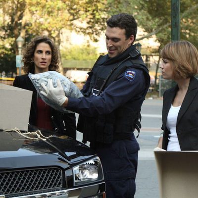 Melina Kanakaredes en el capítulo 'Una boda y un funeral'